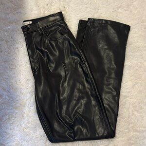 Abercrombie leather pants